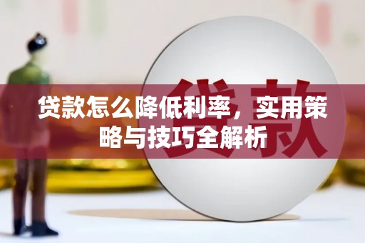 辽宁贷款怎么降低利率，实用策略与技巧全解析